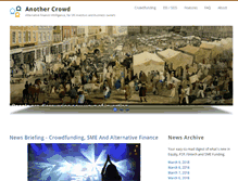Tablet Screenshot of anothercrowd.com